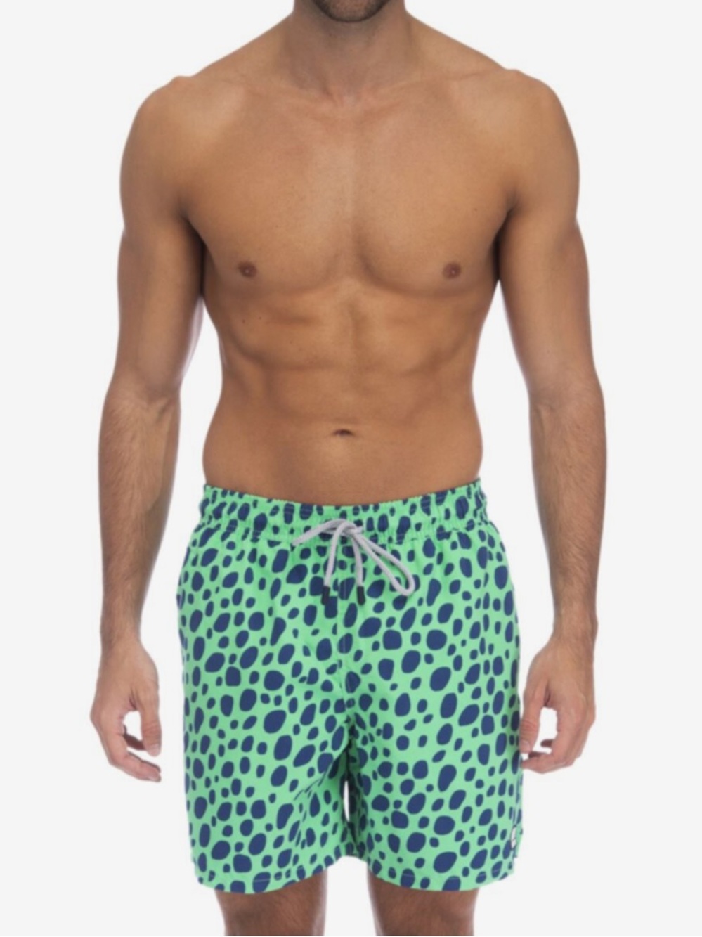 Tom & Teddy 6” Inseam Spotted Swimming Shorts Size Medium